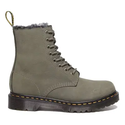 Dr. Martens Serena Faux Fur Lined Nubuck Lace Up Boots