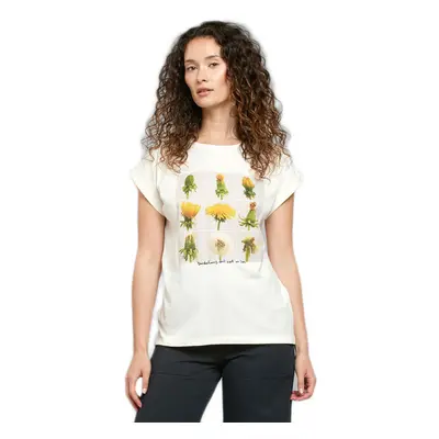 Dedicated T-shirt Visby Dandelion Life Off-White