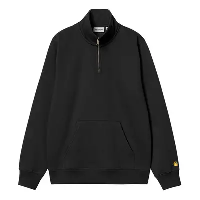 Carhartt WIP Chase Neck Zip Sweatshirt Black