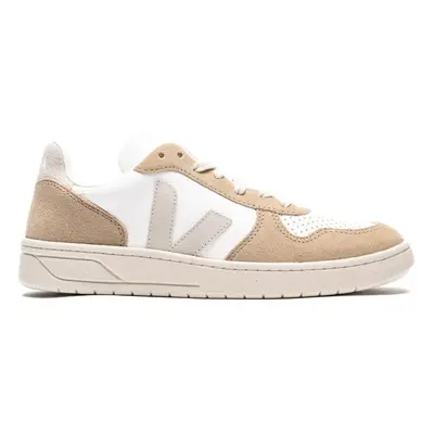 Veja V-10 CHROMEFREE LEATHER WHITE NATURAL SAHARA