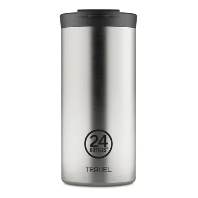 24 Bottles Travel Tumbler Brushed Steel 600ml