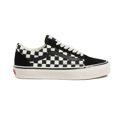 Vans LX Old Skool Checkerboard Shoe Black White