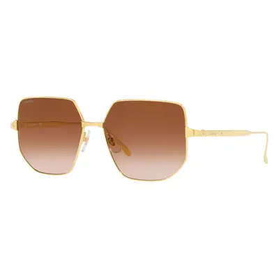 Cartier Unisex Sunglass CT0327S - Frame color: Gold, Lens color: Gold