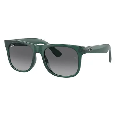 Ray-Ban Unisex Sunglass RB9069S Justin Kids - Frame color: Opal Green, Lens color: Grey