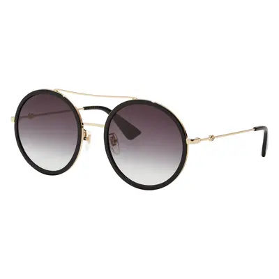 Gucci Woman Sunglass GG0061S - Frame color: Gold, Lens color: Grey