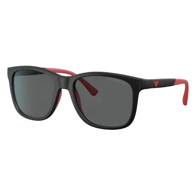 Emporio Armani Unisex Sunglass EK4184 Kids - Frame color: Matte Black, Lens color: Dark Grey