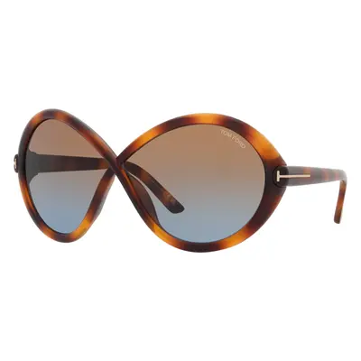 Tom Ford Woman Sunglass Jada - Frame color: Tortoise Blonde, Lens color: Brown