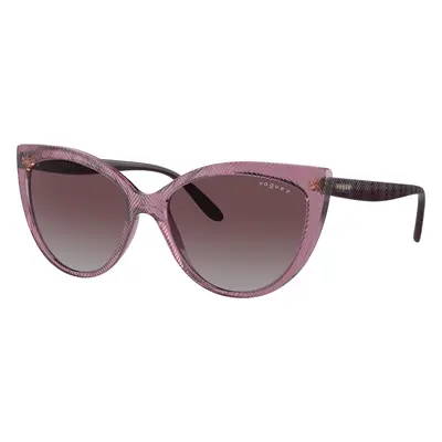 Vogue Eyewear Woman Sunglass VO5484S - Frame color: Transparent Purple, Lens color: Polar Grey 