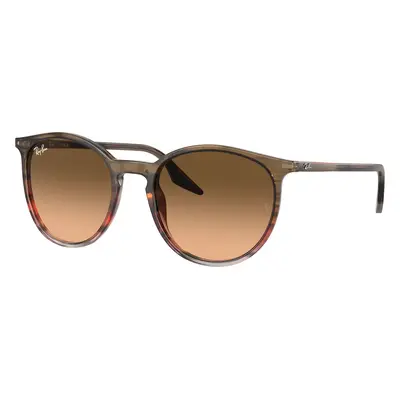 Ray-Ban Unisex Sunglass RB2204 - Frame color: Striped Brown & Red, Lens color: Pink/Black