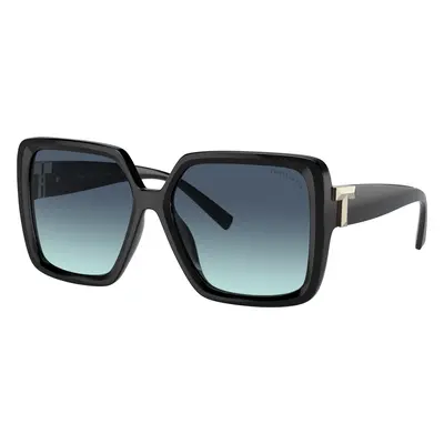 Tiffany & Co. Woman Sunglass TF4206U - Frame color: Black, Lens color: Azure Gradient Blue