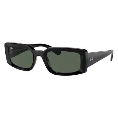 Ray-Ban Unisex Sunglass RB4395 Kiliane Bio-Based - Frame color: Black, Lens color: Dark Green