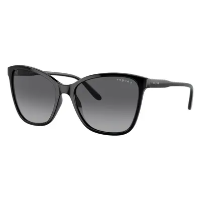 Vogue Eyewear Woman Sunglass VO5520S - Frame color: Black, Lens color: Gradient Grey Polarized