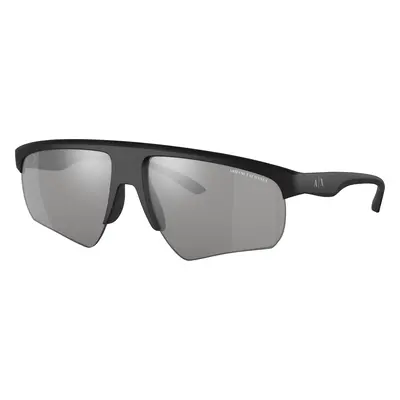 Armani Exchange Man Sunglass AX4123S - Frame color: Matte Black, Lens color: Polar Grey Mirror 