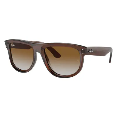 Ray-Ban Unisex Sunglass RBR0501S Boyfriend Reverse - Frame color: Transparent Brown, Lens color