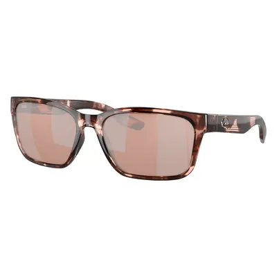 Costa Woman Sunglass 6S9081 Palmas - Frame color: Coral Tortoise, Lens color: Copper Silver Mir