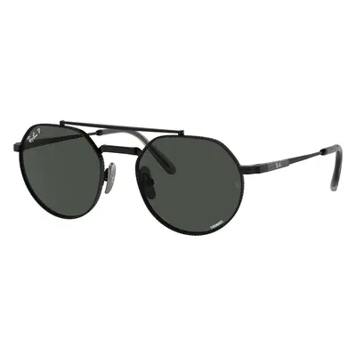 Ray-Ban Unisex Sunglass RB8265 Jack II Titanium - Frame color: Black, Lens color: Dark Grey