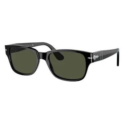 Persol Man Sunglass PO3288S - Frame color: Black, Lens color: Green