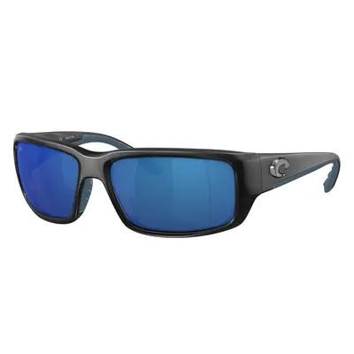 Costa Man Sunglass 6S9006 Fantail - Frame color: Matte Black, Lens color: Blue Mirror