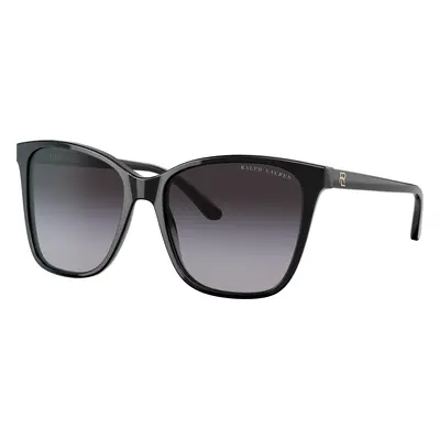 Ralph Lauren Woman Sunglass RL8201 - Frame color: Shiny Black, Lens color: Gradient Grey