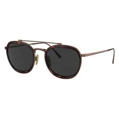 Persol Unisex Sunglass PO5008ST - Frame color: Brown, Lens color: Polar Black + AR