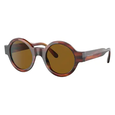 Giorgio Armani Woman Sunglass AR 903M - Frame color: Striped Havana, Lens color: Brown