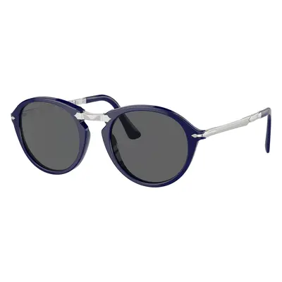 Persol Unisex Sunglass PO3274S - Frame color: Transparent Violet, Lens color: Dark Grey