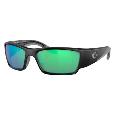 Costa Man Sunglass 6S9109 Corbina PRO - Frame color: Matte Black, Lens color: Green Mirror