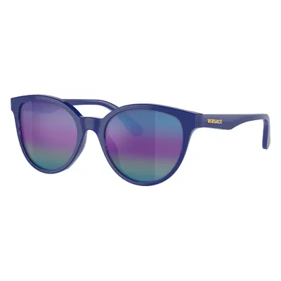 Versace Unisex Sunglass VK4427U Kids - Frame color: Blue, Lens color: Dark Brown Mirror Rainbow