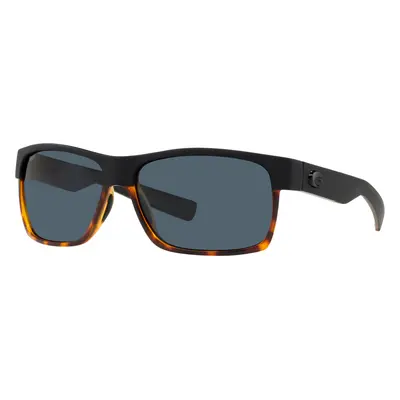 Costa Man Sunglass 6S9026 Half Moon - Frame color: Black/Shiny Tortoise, Lens color: Gray