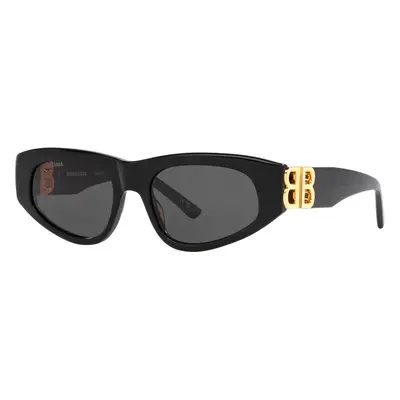 Balenciaga Woman Sunglass BB0095S - Frame color: Black, Lens color: Grey