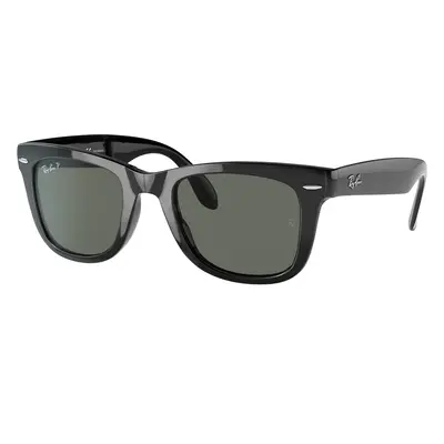 Ray-Ban Man Sunglass RB4105 Wayfarer Folding Classic - Frame color: Black, Lens color: G-15 Gre