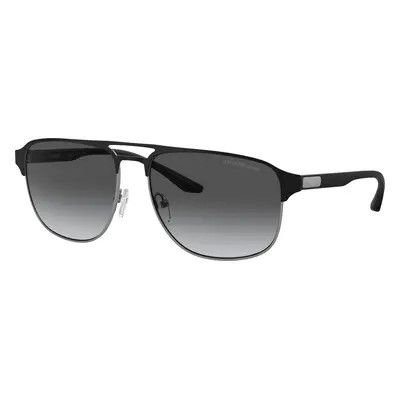 Emporio Armani Man Sunglass EA2144 - Frame color: Matte Gunmetal/Black, Lens color: Polar Grey 