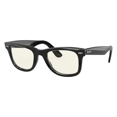 Ray-Ban Unisex Sunglass RB2140 Wayfarer Clear Evolve - Frame color: Black, Lens color: Clear Gr