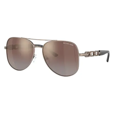 Michael Kors Woman Sunglass MK1121 Chianti - Frame color: Mink, Lens color: Caramel Silver Flas