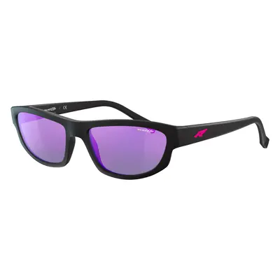 Arnette Unisex Sunglass AN4260 LOST BOY - Frame color: Matte Black, Lens color: Grey Mirror Vio