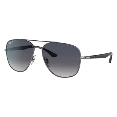 Ray-Ban Unisex Sunglass RB3683 - Frame color: Gunmetal, Lens color: Blue/Grey