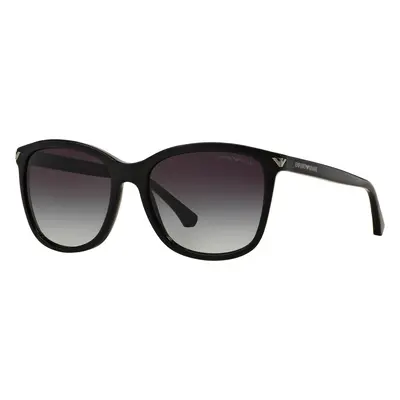 Emporio Armani Woman Sunglass EA4060 - Frame color: Shiny Black, Lens color: Gradient Grey