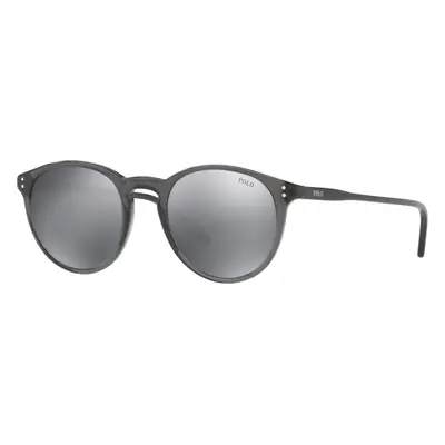 Polo Ralph Lauren Man Sunglass PH4110 - Frame color: Shiny Black Crystal, Lens color: Grey Mirr