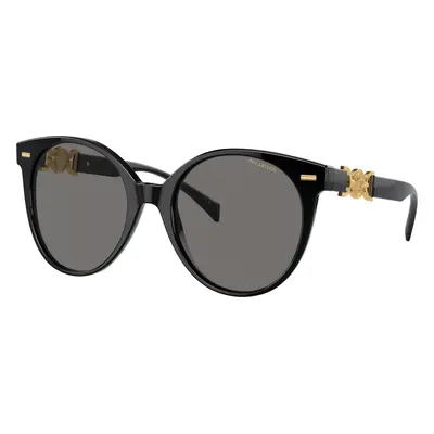 Versace Woman Sunglass VE4442 - Frame color: Black, Lens color: Polarized Dark Grey