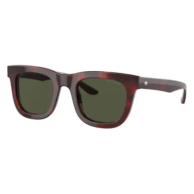 Giorgio Armani Man Sunglass AR8171 - Frame color: Red Havana, Lens color: Green