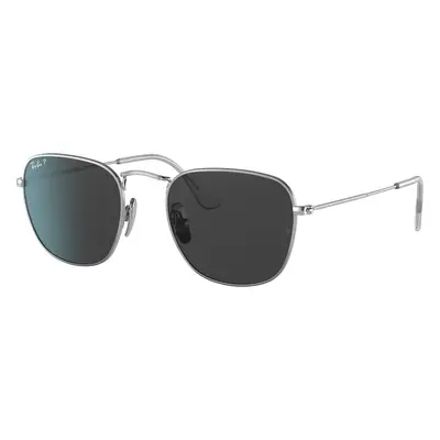 Ray-Ban Man Sunglass RB8157 Frank Titanium - Frame color: Silver, Lens color: Black