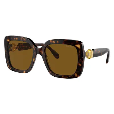 Swarovski Woman Sunglass SK6001 - Frame color: Havana, Lens color: Polarized Brown