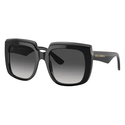 Dolce&Gabbana Woman Sunglass DG4414 - Frame color: Black On Transparent Black, Lens color: Grey