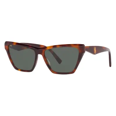 Saint Laurent Woman Sunglass SL M103 - Frame color: Brown, Lens color: Green