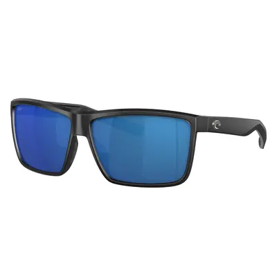 Costa Man Sunglass 6S9016 Rinconcito - Frame color: Matte Black, Lens color: Blue Mirror