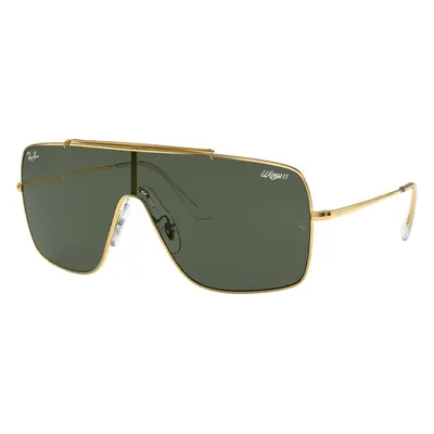 Ray-Ban Man Sunglass RB3697 Wings II - Frame color: Arista Gold, Lens color: Dark Green