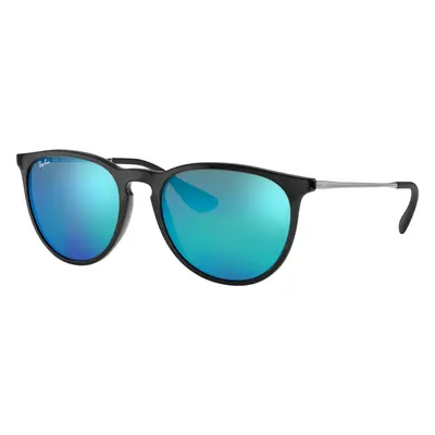 Ray-Ban Woman Sunglass RB4171 Erika Color Mix - Frame color: Black, Lens color: Blue Mirror