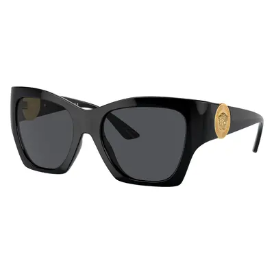 Versace Woman Sunglass VE4452 - Frame color: Black, Lens color: Dark Grey