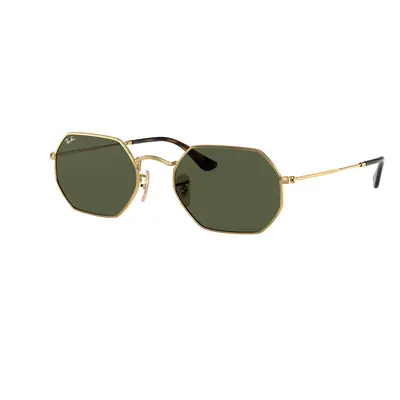 Ray-Ban Unisex Sunglass RB3556N Octagonal Classic - Frame color: Arista Gold, Lens color: G-15 