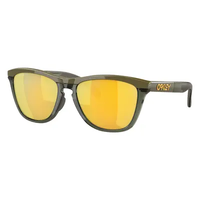 Oakley Man Sunglass OO9284 Frogskins™ Range - Frame color: Dark Brush, Lens color: Prizm 24K Po